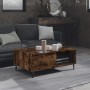 Couchtisch aus geräuchertem Eichenholzwerkstoff, 90 x 60 x 35 cm von vidaXL, Couchtisch - Ref: Foro24-813173, Preis: 65,26 €,...