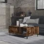 Couchtisch aus geräuchertem Eichenholzwerkstoff, 90 x 60 x 35 cm von vidaXL, Couchtisch - Ref: Foro24-813173, Preis: 64,06 €,...