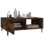 Couchtisch aus geräuchertem Eichenholzwerkstoff, 90 x 60 x 35 cm von vidaXL, Couchtisch - Ref: Foro24-813173, Preis: 64,06 €,...