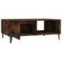 Couchtisch aus geräuchertem Eichenholzwerkstoff, 90 x 60 x 35 cm von vidaXL, Couchtisch - Ref: Foro24-813173, Preis: 64,06 €,...