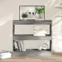 Gray Sonoma 80x30x72 cm shelf/space divider by vidaXL, Bookcases and shelves - Ref: Foro24-813615, Price: 49,34 €, Discount: %