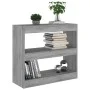 Gray Sonoma 80x30x72 cm shelf/space divider by vidaXL, Bookcases and shelves - Ref: Foro24-813615, Price: 49,34 €, Discount: %