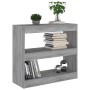 Sonoma grau Regal/Raumteiler 80x30x72 cm von vidaXL, Bücherregale und Regale - Ref: Foro24-813615, Preis: 49,92 €, Rabatt: %