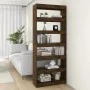 Engineered wood shelf/divider smoked oak 80x30x198 cm by vidaXL, Bookcases and shelves - Ref: Foro24-813626, Price: 103,04 €,...