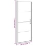 Puerta de ducha vidrio semiesmerilado negro 91x195 cm de vidaXL, Puertas de ducha - Ref: Foro24-151866, Precio: 207,38 €, Des...