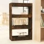 Engineered wood shelf/divider smoked oak 60x30x103 cm by vidaXL, Bookcases and shelves - Ref: Foro24-813602, Price: 51,16 €, ...