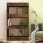 Engineered wood shelf/divider smoked oak 60x30x103 cm by vidaXL, Bookcases and shelves - Ref: Foro24-813602, Price: 51,16 €, ...
