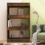 Regal/Trennwand aus Holzwerkstoff, geräucherte Eiche, 60 x 30 x 103 cm von vidaXL, Bücherregale und Regale - Ref: Foro24-8136...