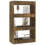Engineered wood shelf/divider smoked oak 60x30x103 cm by vidaXL, Bookcases and shelves - Ref: Foro24-813602, Price: 51,16 €, ...