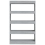 Regal/Trennwand aus technischem Holz in Sonoma-Grau, 80 x 30 x 135 cm von vidaXL, Bücherregale und Regale - Ref: Foro24-81362...