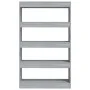 Regal/Trennwand aus technischem Holz in Sonoma-Grau, 80 x 30 x 135 cm von vidaXL, Bücherregale und Regale - Ref: Foro24-81362...