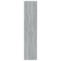 Regal/Trennwand aus technischem Holz in Sonoma-Grau, 80 x 30 x 135 cm von vidaXL, Bücherregale und Regale - Ref: Foro24-81362...