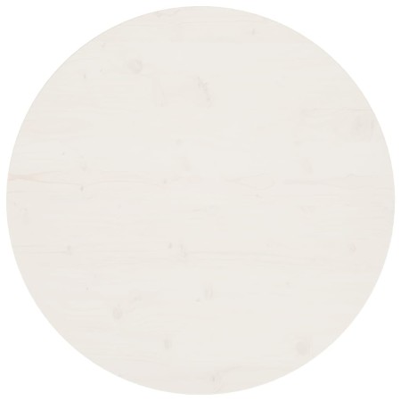 Tischoberfläche aus massivem weißem Kiefernholz Ø80x2,5 cm von vidaXL, Tischplatten - Ref: Foro24-813656, Preis: 82,58 €, Rab...
