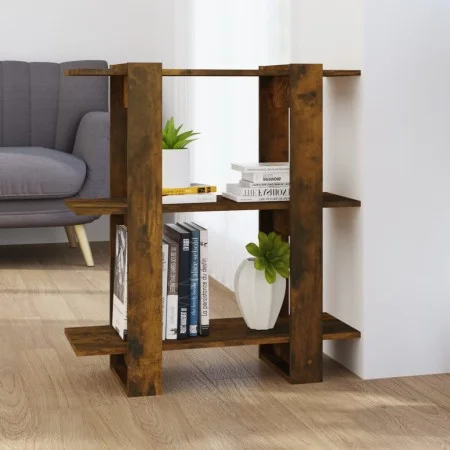 Regal/Raumteiler aus geräucherter Eiche, 80 x 30 x 87 cm von vidaXL, Bücherregale und Regale - Ref: Foro24-813578, Preis: 45,...