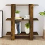 Smoked oak shelving/space divider 80x30x87 cm by vidaXL, Bookcases and shelves - Ref: Foro24-813578, Price: 45,53 €, Discount: %