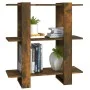 Regal/Raumteiler aus geräucherter Eiche, 80 x 30 x 87 cm von vidaXL, Bücherregale und Regale - Ref: Foro24-813578, Preis: 45,...