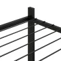 Soporte para flores con ruedas hierro negro 83x25x100 cm de vidaXL, Soportes para macetas - Ref: Foro24-343124, Precio: 58,83...