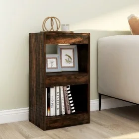 Smoked oak color shelf/space divider 40x30x72 cm by vidaXL, Bookcases and shelves - Ref: Foro24-813584, Price: 37,57 €, Disco...