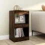 Smoked oak color shelf/space divider 40x30x72 cm by vidaXL, Bookcases and shelves - Ref: Foro24-813584, Price: 37,57 €, Disco...