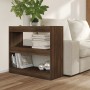 Regal/Raumteiler aus brauner Eiche, 80 x 30 x 72 cm von vidaXL, Bücherregale und Regale - Ref: Foro24-813616, Preis: 54,91 €,...