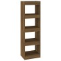 Brown oak shelving/space divider 40x30x135 cm by vidaXL, Bookcases and shelves - Ref: Foro24-813592, Price: 49,84 €, Discount: %