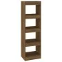 Regal/Raumteiler aus brauner Eiche, 40 x 30 x 135 cm von vidaXL, Bücherregale und Regale - Ref: Foro24-813592, Preis: 49,26 €...