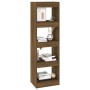 Brown oak shelving/space divider 40x30x135 cm by vidaXL, Bookcases and shelves - Ref: Foro24-813592, Price: 49,84 €, Discount: %