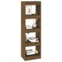 Regal/Raumteiler aus brauner Eiche, 40 x 30 x 135 cm von vidaXL, Bücherregale und Regale - Ref: Foro24-813592, Preis: 49,26 €...
