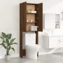 Waschmaschinenschrank Eiche braun 64x25,5x190 cm von vidaXL, Zubehör für Waschmaschinen und Trockner - Ref: Foro24-813193, Pr...