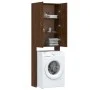 Waschmaschinenschrank Eiche braun 64x25,5x190 cm von vidaXL, Zubehör für Waschmaschinen und Trockner - Ref: Foro24-813193, Pr...