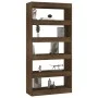 Regal aus eichenbraunem Sperrholz, 80x30x166 cm von vidaXL, Bücherregale und Regale - Ref: Foro24-813625, Preis: 91,98 €, Rab...