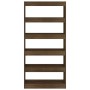 Regal aus eichenbraunem Sperrholz, 80x30x166 cm von vidaXL, Bücherregale und Regale - Ref: Foro24-813625, Preis: 93,11 €, Rab...