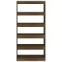 Regal aus eichenbraunem Sperrholz, 80x30x166 cm von vidaXL, Bücherregale und Regale - Ref: Foro24-813625, Preis: 91,98 €, Rab...