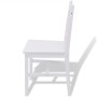 3-teiliges Esszimmerset aus weißem Kiefernholz von vidaXL, Möbelsets für Küchen und Esszimmer - Ref: Foro24-242955, Preis: 19...