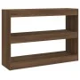 Estantería/divisor de espacios roble marrón 100x30x72 cm de vidaXL, Librerías y estanterías - Ref: Foro24-813631, Precio: 63,...