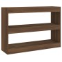 Regal/Raumteiler aus brauner Eiche, 100 x 30 x 72 cm von vidaXL, Bücherregale und Regale - Ref: Foro24-813631, Preis: 65,21 €...