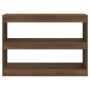 Regal/Raumteiler aus brauner Eiche, 100 x 30 x 72 cm von vidaXL, Bücherregale und Regale - Ref: Foro24-813631, Preis: 65,21 €...