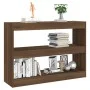 Estantería/divisor de espacios roble marrón 100x30x72 cm de vidaXL, Librerías y estanterías - Ref: Foro24-813631, Precio: 63,...