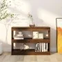 Estantería/divisor de espacios roble marrón 100x30x72 cm de vidaXL, Librerías y estanterías - Ref: Foro24-813631, Precio: 63,...