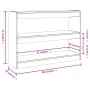 Regal/Raumteiler aus brauner Eiche, 100 x 30 x 72 cm von vidaXL, Bücherregale und Regale - Ref: Foro24-813631, Preis: 65,21 €...