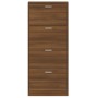 Mueble zapatero madera contrachapada marrón roble 59x17x150 cm by vidaXL, Shoe racks and shoe organizers - Ref: Foro24-342525...