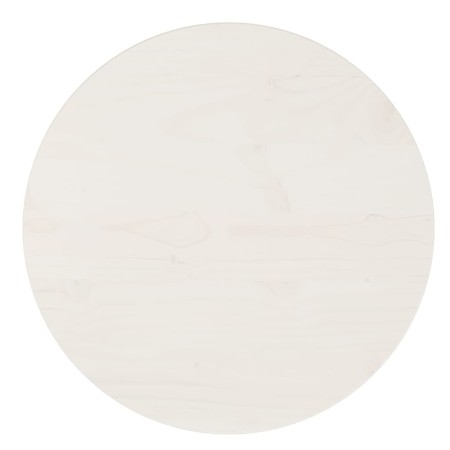 Superficie de mesa madera maciza de pino blanco Ø40x2,5 cm