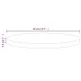 Solid white pine wood table surface Ø40x2.5 cm by vidaXL, Table tops - Ref: Foro24-813652, Price: 21,68 €, Discount: %