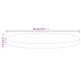 Superficie de mesa madera maciza de pino blanco Ø40x2,5 cm