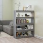 Sonoma grau Regal/Raumteiler 100x30x135 cm von vidaXL, Bücherregale und Regale - Ref: Foro24-813636, Preis: 70,26 €, Rabatt: %