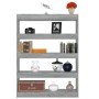 Sonoma grau Regal/Raumteiler 100x30x135 cm von vidaXL, Bücherregale und Regale - Ref: Foro24-813636, Preis: 70,26 €, Rabatt: %