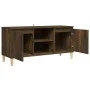 Nachttisch Massivholz Beine Räuchereiche 103,5x35x50cm von vidaXL, TV-Möbel - Ref: Foro24-813158, Preis: 55,41 €, Rabatt: %