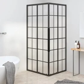 ESG shower cabin black frosted 80x70x180 cm by vidaXL, shower doors - Ref: Foro24-151860, Price: 257,46 €, Discount: %