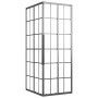 ESG Duschkabine schwarz matt 80x70x180 cm von vidaXL, Duschtüren - Ref: Foro24-151860, Preis: 261,67 €, Rabatt: %