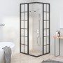 Cabina de ducha ESG esmerilado negro 80x70x180 cm de vidaXL, Puertas de ducha - Ref: Foro24-151860, Precio: 261,57 €, Descuen...